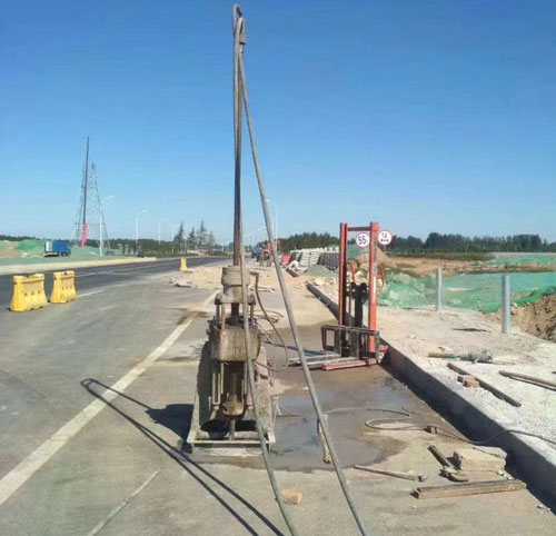 吴兴公路高聚物注浆加固